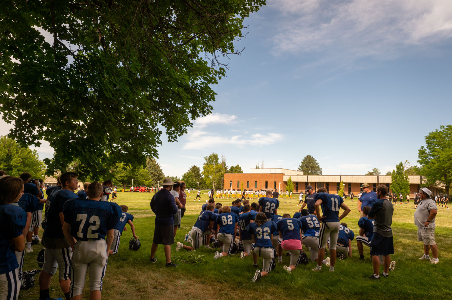 Football camp at CSI